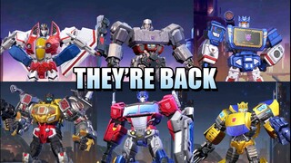 TRANSFORMERS ARE BACK FOR A LIMITED TIME