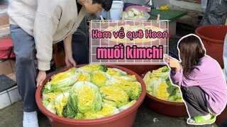 Lần đầu Hoon rủ Kem về quê mùa muối kimchi và gặp mặt đại gia đình Hàn Quốc siêu vui