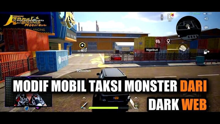 Modif Mobil Taksi Monster dari Dark Web | Mobil taksi paling gokil yang bisa nyalain kembang api!