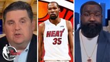 "It turns out we can't dismiss Heat as a potential destination for Durant" - Windhorst tells Perkins