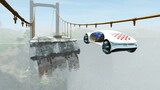 Cars vs Broken Bridge | BeamNG.Drive