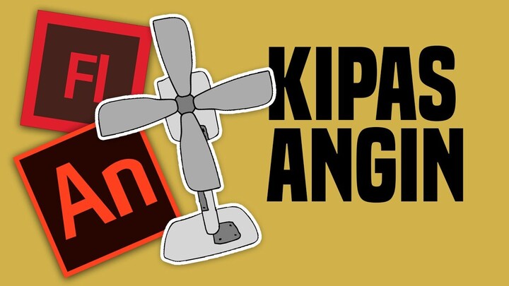 Membuat Animasi Kipas angin | Adobe Animate cc2018