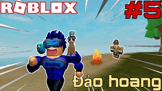 3 ngày CẮM TRẠI tại ĐẢO HOANG cùng với tên kiểm lâm ĐIÊN *Sailing* (Roblox) | CAMPING