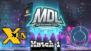 XCN Vs Siren Game 1 MDL-ID S2.