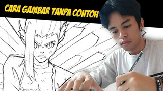 Cara Menggambar Anime Tanpa Referensi/Contoh || Untuk Pemula