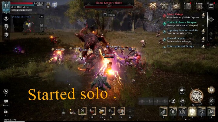 Raven 2 bossin walkstuck LVL41 movin different regions . ZERO server