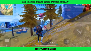 Epic Moment solo vs squad di tebing penuh sama glowall??!!!