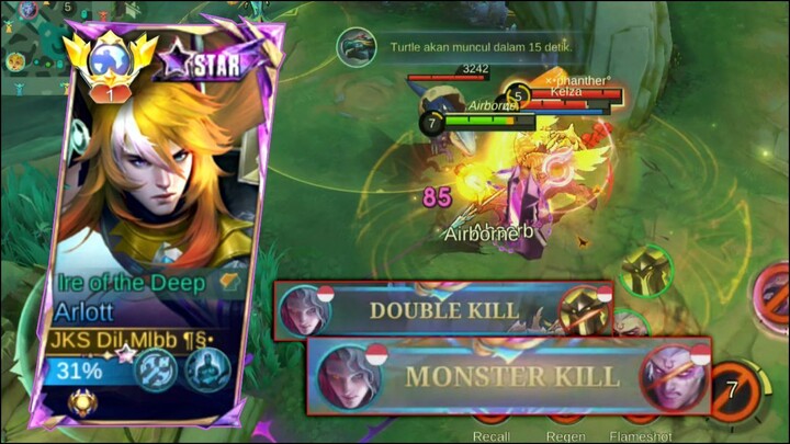 ARLOTT FULL DAMAGE BUILD & EMBLEM  VS PHOVEUS  !! (INTENSE MATCH)!! WHO WILL WIN!? - MLBB