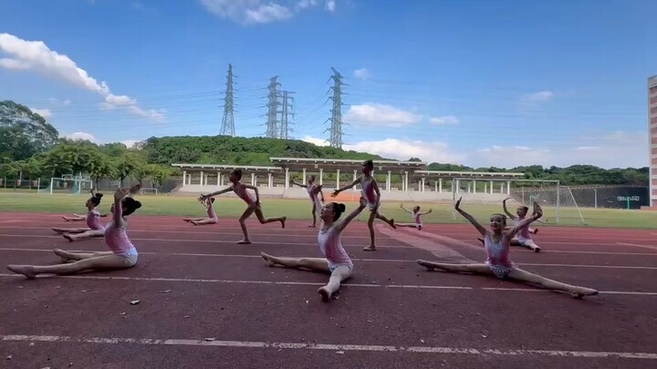 Dabu Experimental Primary School cheerleading video, Mayong Town, Dongguan City