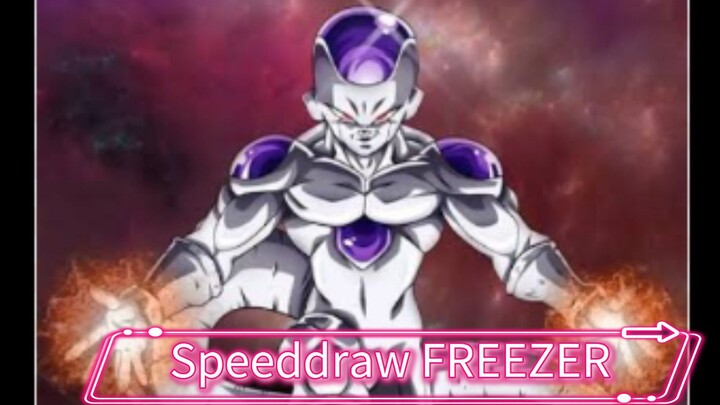 drawing figure anime FRIEZA part2