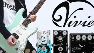 ฉันเล่นเอฟเฟกต์ที่ขายดีที่สุดของ Vivie! "ATHENA" + "Dolphin Deverb" + "CLIONE" รีวิวคันเหยียบ