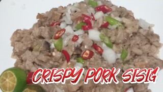 Ito yung di nakakasawang luto ng CRISPY PORK SISIG na gusto mo#cooking #recipes #pilipinofood #yummy