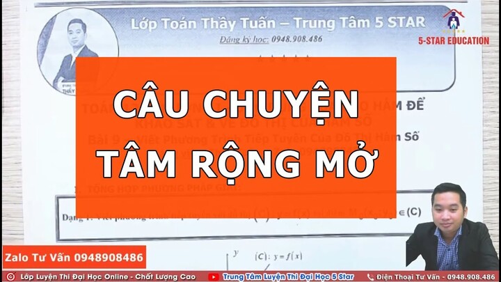 TÂM NGƯỜI CÀNG RỘNG MỞ, MẮT CHỈ NHÌN THẤY ĐIỀU TỐT ĐẸP - Lớp Ôn Thi Công An Online 2023