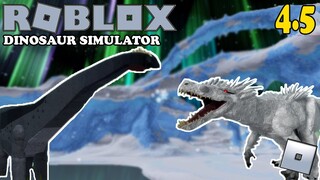 Roblox Dinosaur Simulator - NEW MAP CONTEST! + ICE MAP PROGRESS! (L.O.T 4.5)