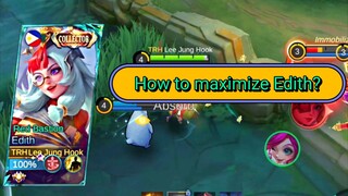 How to maximize Edith? 🤔😱 #mobilelegends #mlbb