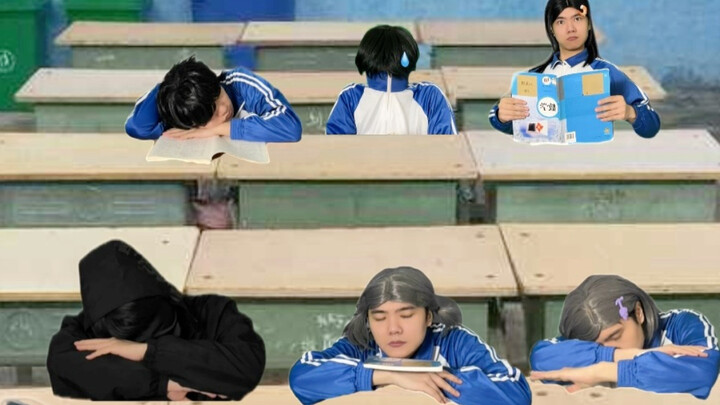 Kondisi ngantuk pas masuk sekolah banget!