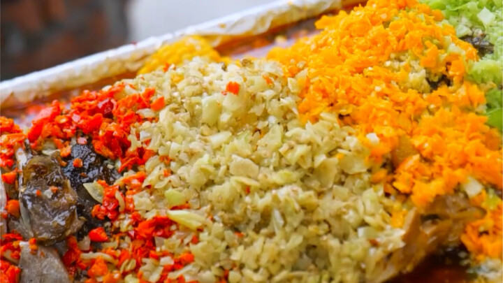 The ultimate fighter among grilled fish: “Colorful Chopped Chili Grilled Fish” — so delicious you ca