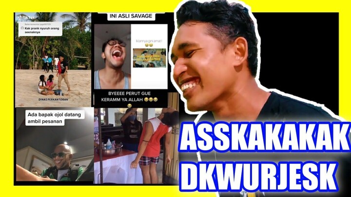 REACTION TIKTOK INDONESIA - NYURUH ORANG SUKA-SUKA WKWKWKWKW