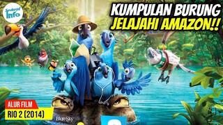 DATANG KE AMAZON MENCARI HABITATNYA!! | ALUR CERITA RIO 2 (2014)