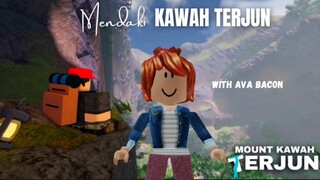 ROBLOX || MENDAKI KAWAH TERJUN DI ROBLOX