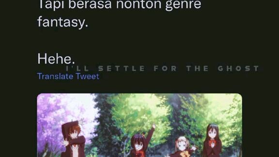 ni anime mengajarkan bahwa berimajinasi itu menyenangkan