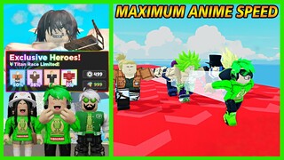 GOKIL! Habiskan Robux Borong Pasukan Anime OP Demi Jadi Tercepat Di Dunia Race Clicker