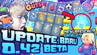 FULL UPDATE BETA 0.42 STUMBLE GUYS! ADA SKIN SPECIAL BARU or BUG? NO EDIT! 3 SKIN BARU & EMOJI BARU!