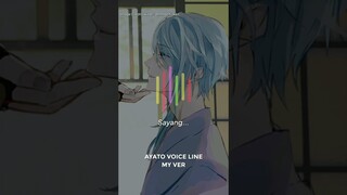 Voice Line - Ayato | Genshin Impact ∆ My Version