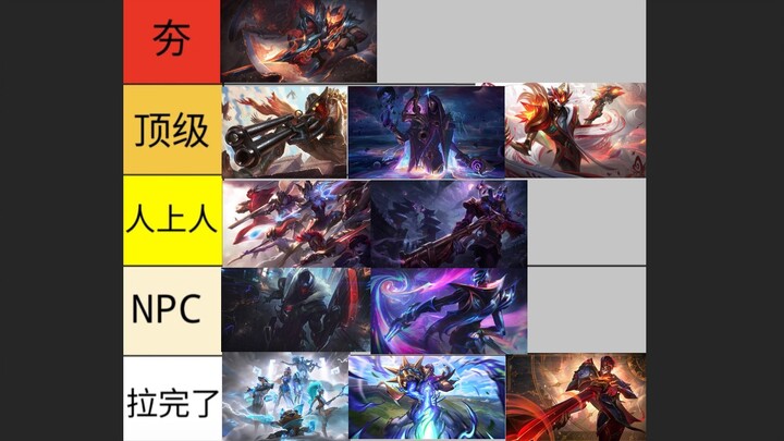Ranking of Jhin’s skins, from the best to the worst—done!