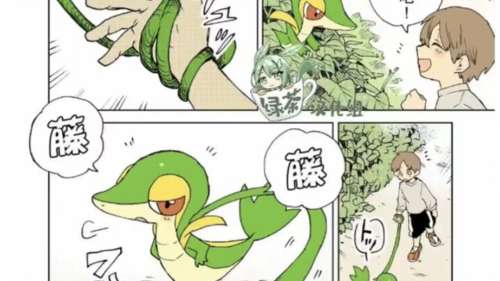 [Pokémon] Seekor ular anggur yang ditemui di alam liar