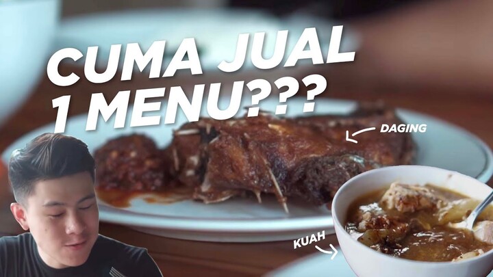 CEPET LUDES!! RESTORAN INI CUMA JUAL 1 MENU DOANG TAPI LARIS MANIS!! – FLOG 50