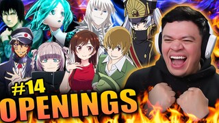 Reacting to ANIME Openings for the FIRST TIME #14