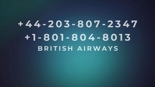 Número de Teléfono de Atención al Cliente de British Airways® – Guía Completa Paso a Paso 2025