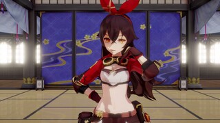 [MMD/4K60] 安柏生贺文艺演出！【Booo! feat.月乃】