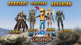 BOBOIBOY DIBERIKAN KEKUATAN SUPER OLEH 4 HERO MOBILE LEGEND - GTA 5 MOD ULTRAMAN