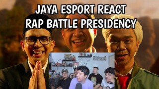 JAYA ESPORT REACTION EPIC RAP BATTLE PRESIDENTS 2024