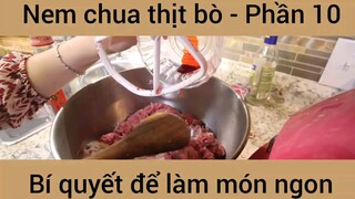 Bí quyết để làm món Nem chua thịt bò #10