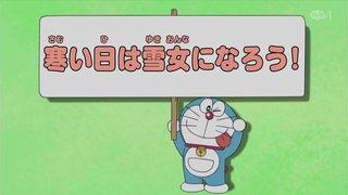 [S10] doraemon tiếng việt - mùa đông đến thì biến thành nàng tiên tuyết thôi