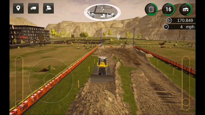 การก่อสร้างถนนเดียร์สตีท รถแทรกเตอร์ดันดิน 🏗🛣Construction Simulator 2