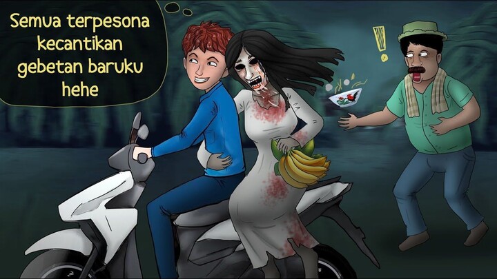 Kencan sama Kuntilanak Pohon Pisang (Full Movie) #HORORMISTERI _ Kartun Hantu