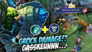 Nih Sesuai Request Kalian! Grock Damage! - Mobile Legends