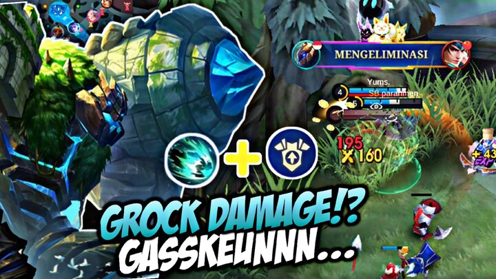 Nih Sesuai Request Kalian! Grock Damage! - Mobile Legends