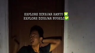 Explore di kejar hantu❎ Explore di kejar orang gila✅