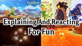 Explaining The NATLAN TEASER And Reacting LoL - Genshin Impact