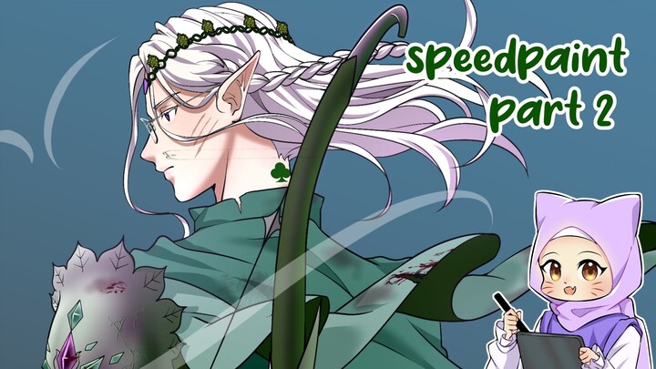 [SPEEDPAINT] Bastian The Elf Part 2 - CARD Event Art!