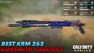 COD Mobile Best KRM 262 Shotgun Gunsmith Loadout | COD Mobile Season 9 Update