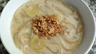 Chè Bánh Canh - Cách nấu BÁNH CANH NGỌT đường thốt nốt ngon