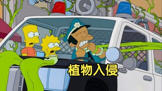 【囡囡】神秘植物席卷春田镇，玛姬被植物代替，低头玩手机的人遭殃了 |辛普森一家