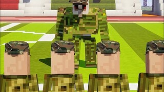 When Villagers Got Military Training in Minecraft