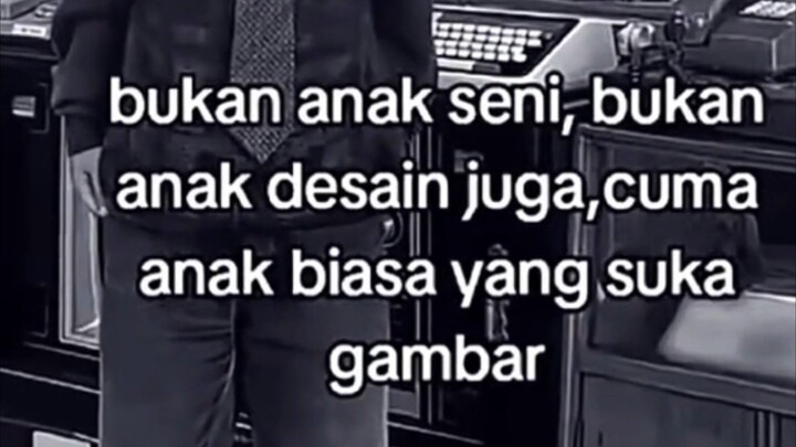 anak biasa yang suka menggambar!